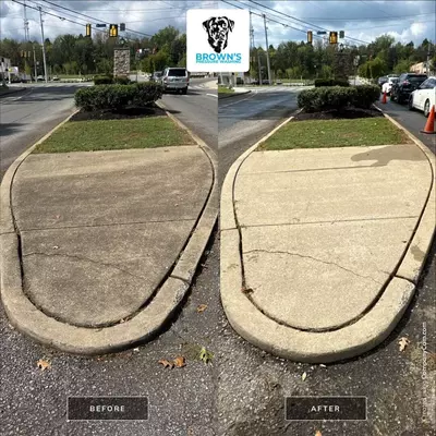 commercial pressure washing job in Goodlettsville