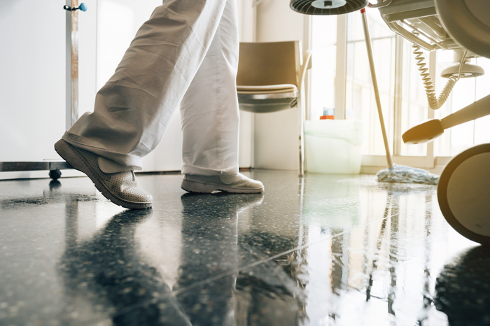 commercial floor cleaning